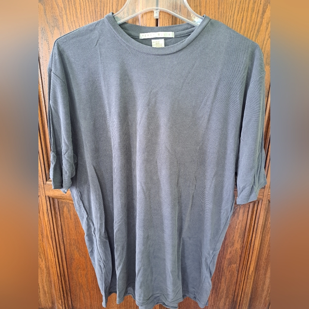 Perry Ellis Gray Short Sleeve Tee